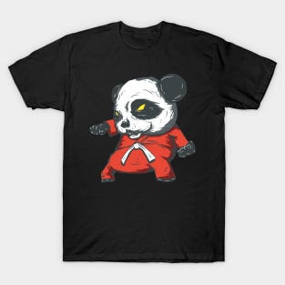 Karate Panda Retro Pandas Art T-Shirt